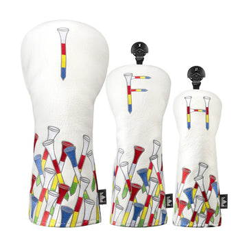 Colorful Tees Golf Head Covers Set